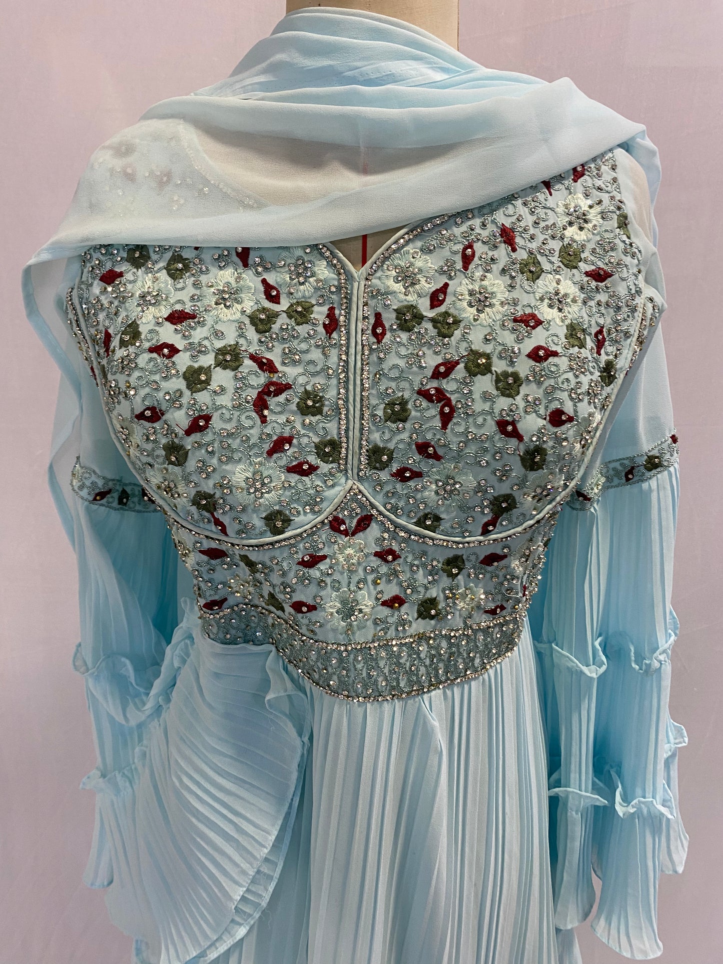 One Piece Dress with Dupatta