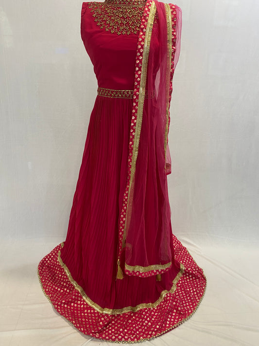 One Piece Dress with Dupatta