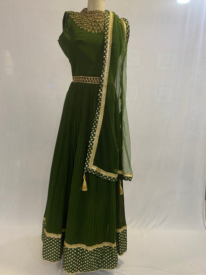 One Piece Dress with Dupatta