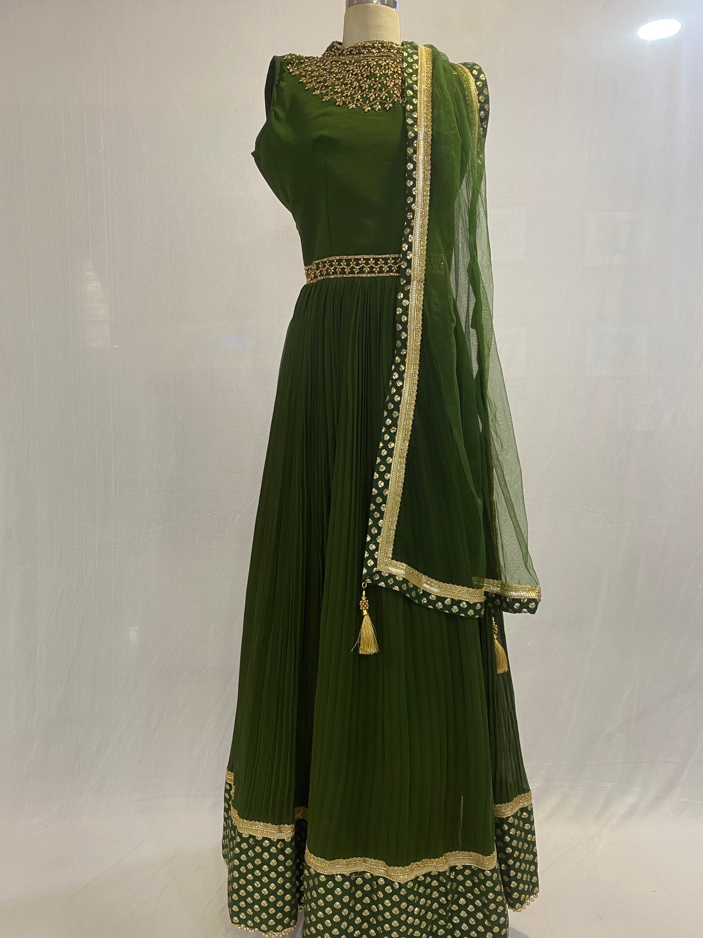 One Piece Dress with Dupatta