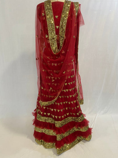 Ghagra Choli and Dupatta (Lahenga Blouse)