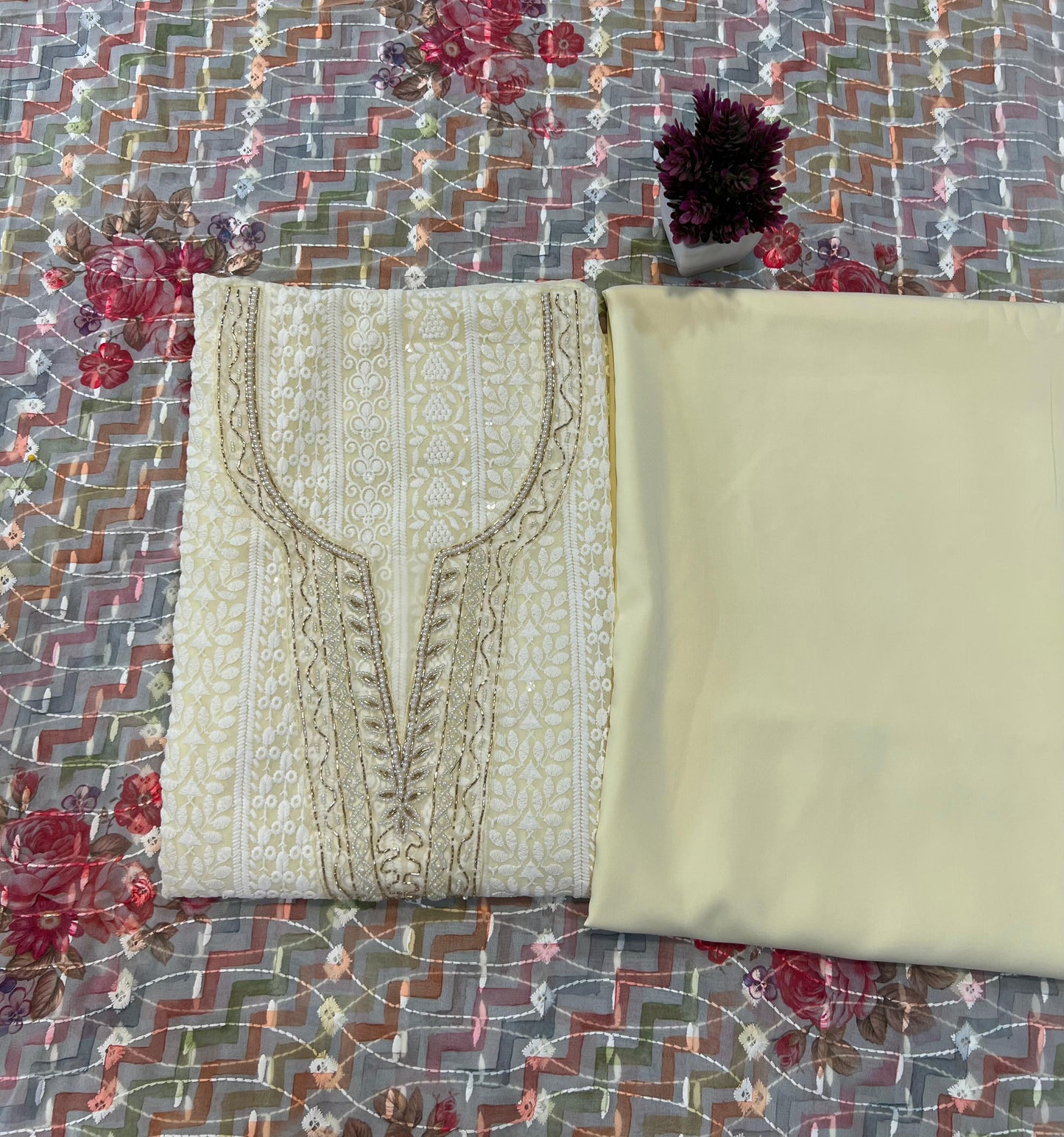 Teena Unstitched Dress Material