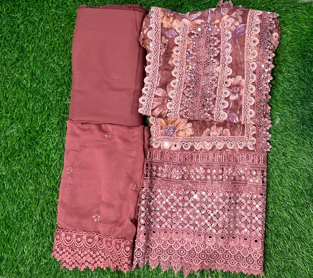 Tara Un-Stitched Dress Material