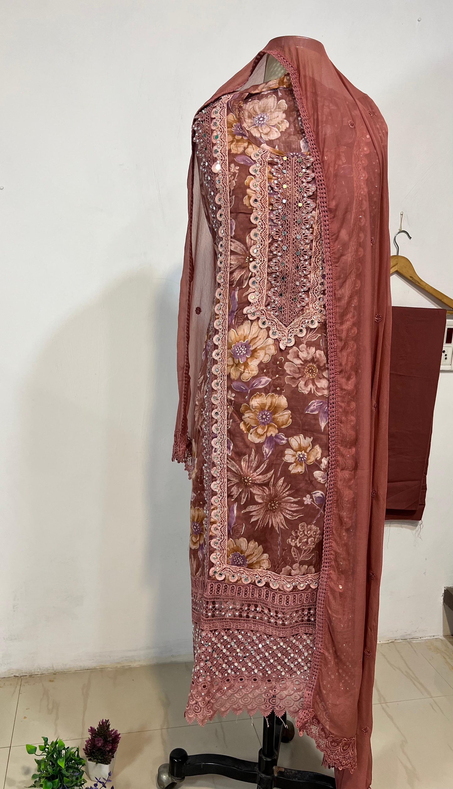 Tara Un-Stitched Dress Material